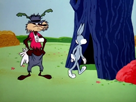 Screenshots from the 1964 Warner Bros. cartoon False Hare