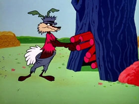 Screenshots from the 1964 Warner Bros. cartoon False Hare