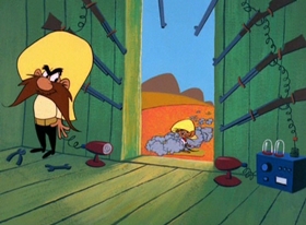 Screenshots from the 1964 Warner Bros. cartoon Pancho