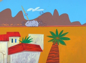 Screenshots from the 1964 Warner Bros. cartoon Pancho