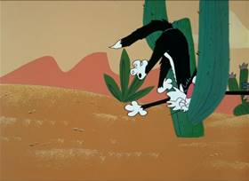 Screenshots from the 1964 Warner Bros. cartoon Road to Andalay