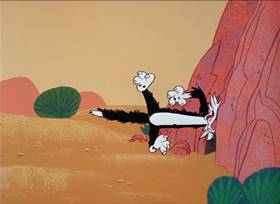 Screenshots from the 1964 Warner Bros. cartoon Road to Andalay