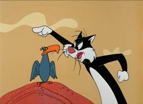 Screenshots from the 1964 Warner Bros. cartoon Road to Andalay