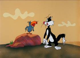 Screenshots from the 1964 Warner Bros. cartoon Road to Andalay