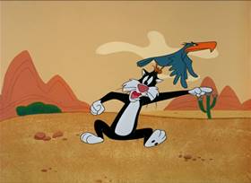 Screenshots from the 1964 Warner Bros. cartoon Road to Andalay