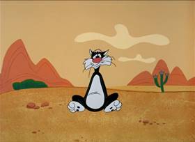 Screenshots from the 1964 Warner Bros. cartoon Road to Andalay