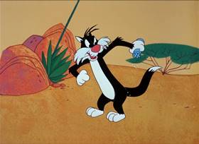 Screenshots from the 1964 Warner Bros. cartoon Road to Andalay