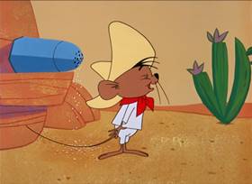 Screenshots from the 1964 Warner Bros. cartoon Road to Andalay