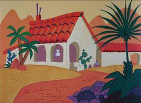 Screenshots from the 1964 Warner Bros. cartoon Road to Andalay