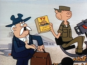 Screenshots from the 1964 King Features Productions cartoon Everything