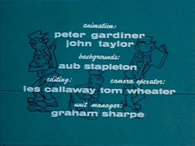 Screenshots from the 1964 King Features Productions cartoon Everything