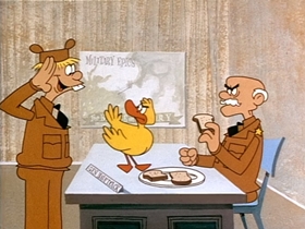 Screenshots from the 1964 King Features Productions cartoon Everything
