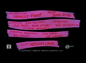 Screenshots from the 1964 DePatie Freleng cartoon The Pink Phink