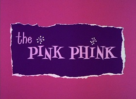 Screenshots from the 1964 DePatie Freleng cartoon The Pink Phink
