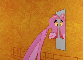 Screenshots from the 1964 DePatie Freleng cartoon Pink Pajamas