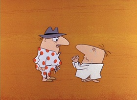 Screenshots from the 1964 DePatie Freleng cartoon Pink Pajamas