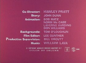 Screenshots from the 1964 DePatie Freleng cartoon Pink Pajamas