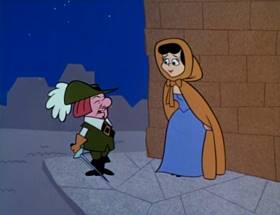 Screenshots from the 1964 UPA cartoon The Three Musketeers (Part 1)