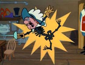 Screenshots from the 1964 UPA cartoon The Three Musketeers (Part 1)