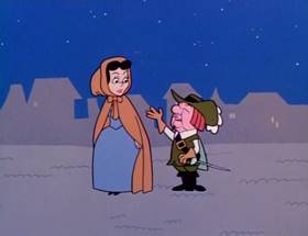 Screenshots from the 1964 UPA cartoon The Three Musketeers (Part 1)