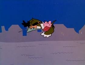 Screenshots from the 1964 UPA cartoon The Three Musketeers (Part 1)