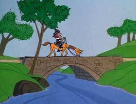 Screenshots from the 1964 UPA cartoon The Three Musketeers (Part 1)