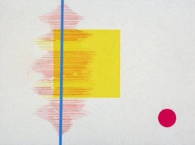 Screenshots from the 1965 MGM cartoon The Dot and the Line