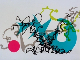 Screenshots from the 1965 MGM cartoon The Dot and the Line