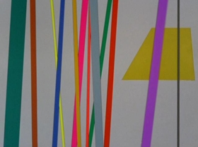 Screenshots from the 1965 MGM cartoon The Dot and the Line