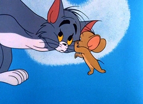 Screenshots from the 1965 MGM cartoon Tom-ic Energy