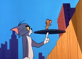 Screenshots from the 1965 MGM cartoon Tom-ic Energy