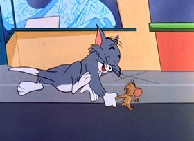 Screenshots from the 1965 MGM cartoon Tom-ic Energy