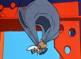 Screenshots from the 1965 MGM cartoon Bad Day at Cat Rock