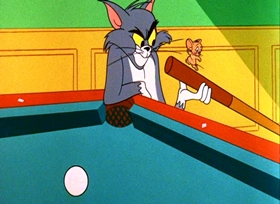 Screenshots from the 1965 MGM cartoon Of Feline Bondage