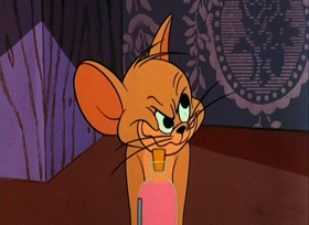 Screenshots from the 1965 MGM cartoon Of Feline Bondage