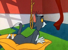 Screenshots from the 1965 MGM cartoon The Year of the Mouse