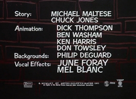 Screenshots from the 1965 MGM cartoon The Year of the Mouse