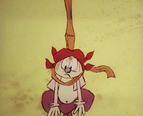 Screenshots from the 1965 Rembrandt Films cartoon Home Sweet Nudnik