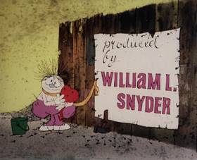 Screenshots from the 1965 Rembrandt Films cartoon Home Sweet Nudnik
