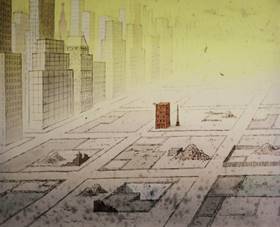 Screenshots from the 1965 Rembrandt Films cartoon Home Sweet Nudnik