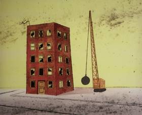 Screenshots from the 1965 Rembrandt Films cartoon Home Sweet Nudnik