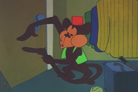 Screenshots from the 1965 Walter Lantz cartoon Guest Who?