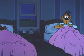 Screenshots from the 1965 Walter Lantz cartoon Guest Who?