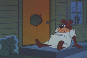 Screenshots from the 1965 Walter Lantz cartoon Guest Who?