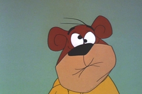 Screenshots from the 1965 Walter Lantz cartoon Guest Who?