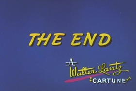 Screenshots from the 1965 Walter Lantz cartoon Guest Who?