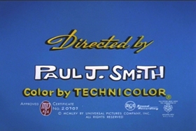 Screenshots from the 1965 Walter Lantz cartoon Guest Who?