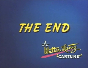 Screenshots from the 1965 Walter Lantz cartoon Canned Dog Feud