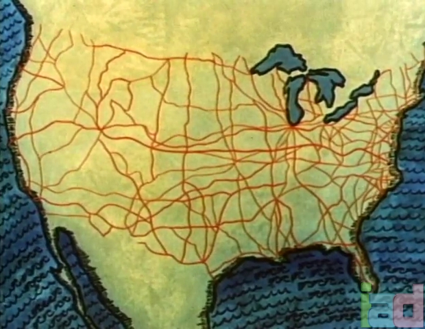 Goofy Map Goofy's Freeway Troubles (1965) - The Internet Animation Database