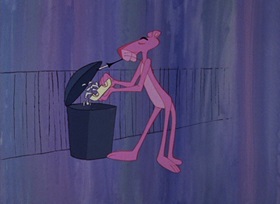 Screenshots from the 1965 DePatie Freleng cartoon Dial 